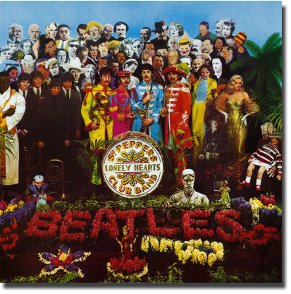 Sgt Pepper bildet i 60cm x 60cm